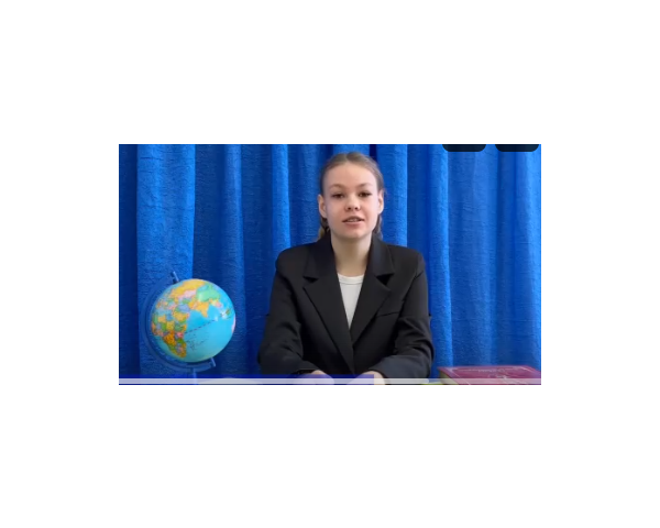 Елизавета Нефагина, ученица 8 класса, участвует в конкурсе 