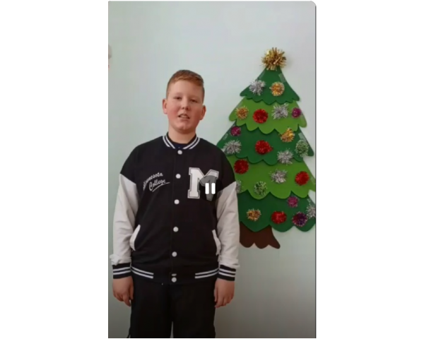 Матаев Семён принимает участие в акции 