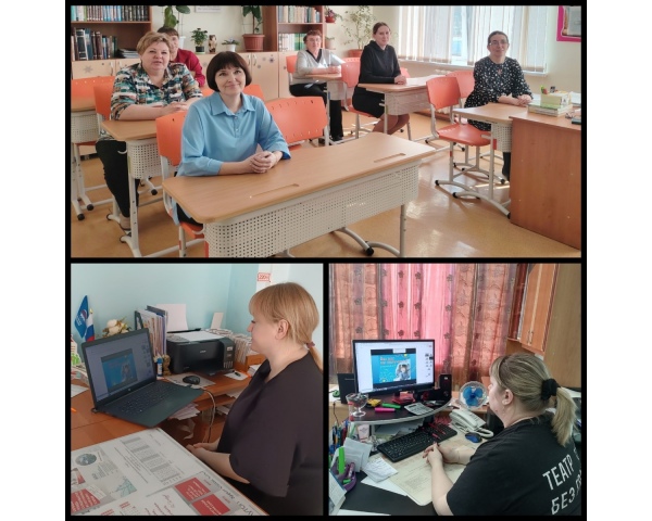 Учителя и родители Земляновской школы приняли участие в Окружном онлайн - родительском собрании 